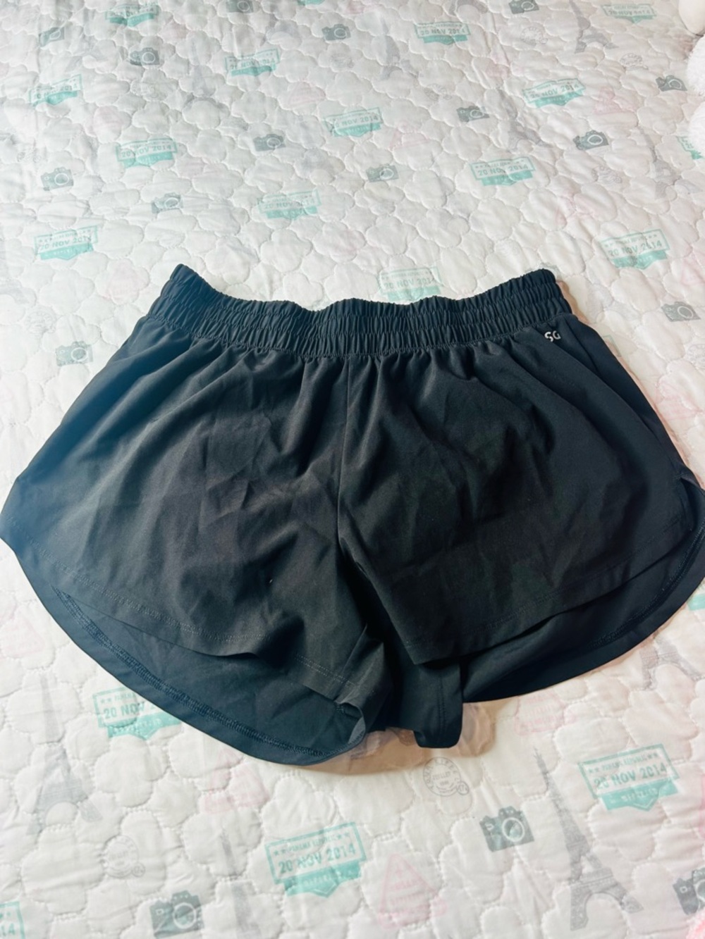 DSG Black Women’s Athletic Shorts with Elastic Waist